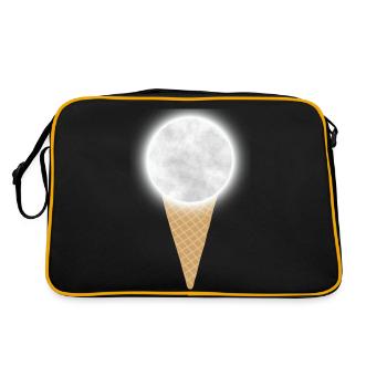 Cornet de lune - Sac Retro - noir/or - Dos