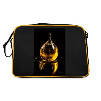 Drops yellow 6 - Retro Bag - black/gold - Back