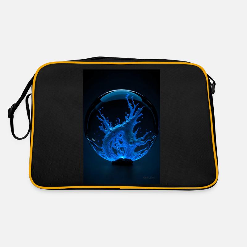 Kaos dans une bulle bleue 4 Sac Retro