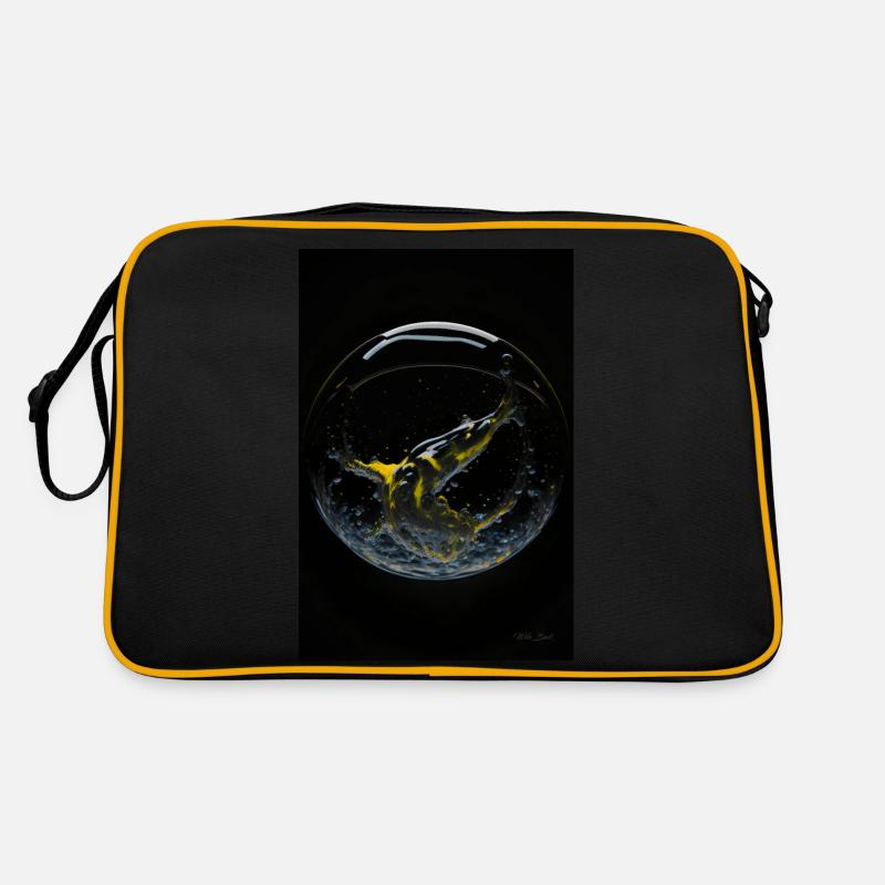 Kaos dans une bulle jaune 4 Sac Retro