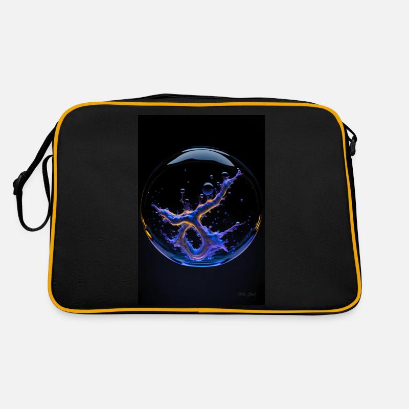 Kaos dans une bulle néon1 Sac Retro