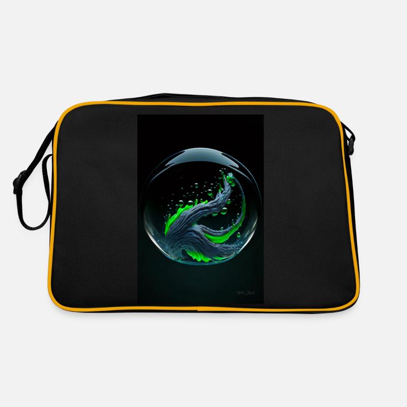 Kaos dans une bulle verte 1 Sac Retro