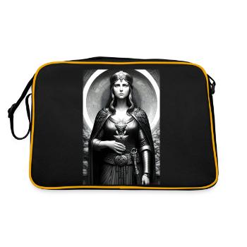 Athena - Retro Bag - black/gold - Back