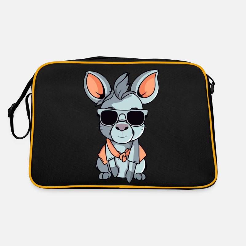 Marty der Esel Retro Tasche