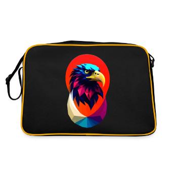 Eagle #3 - Retro Bag - black/gold - Back