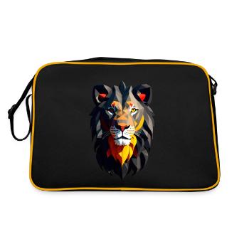 Leo#2 - Retro Bag - black/gold - Back