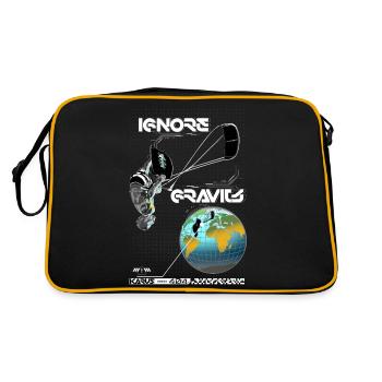 Ignorer la gravité - Sac Retro - noir/or - Dos
