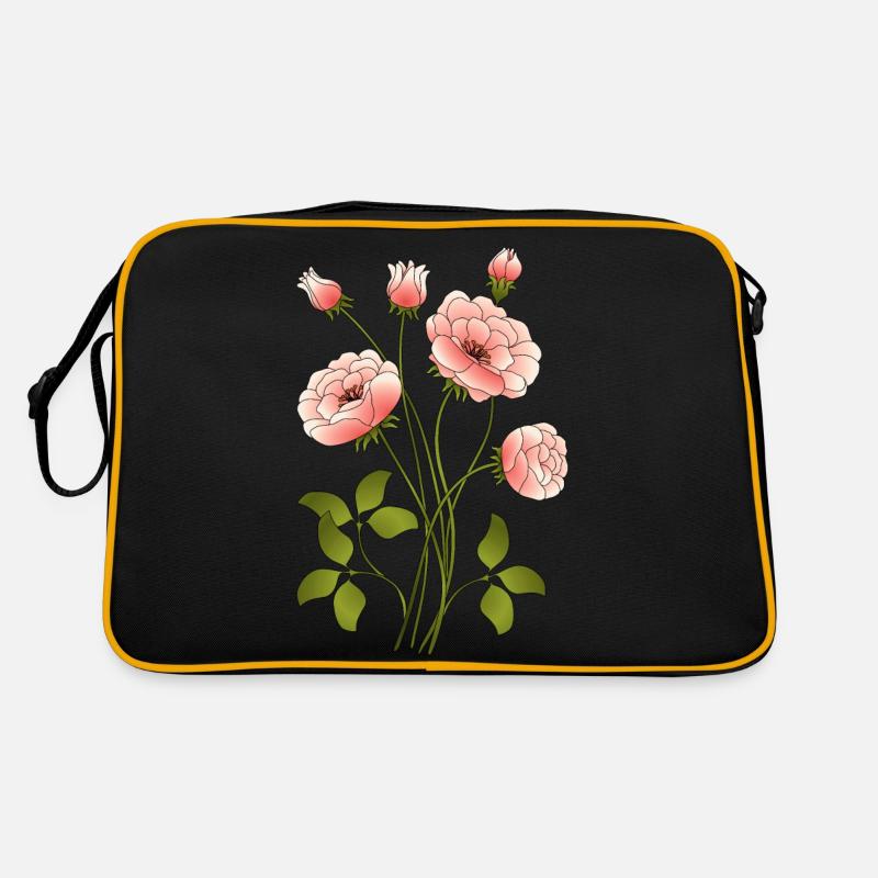 Blumen Retro Tasche