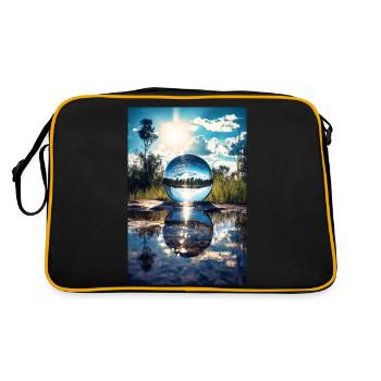Reflection - Retro Bag - black/gold - Back
