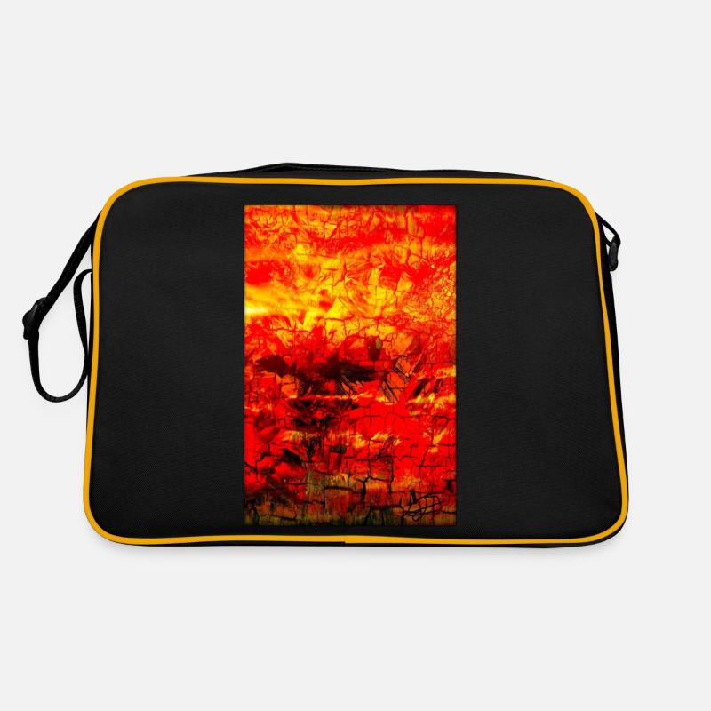 "LaVa" Acryl Paint by Marco Eckenbrecht Retro Tasche