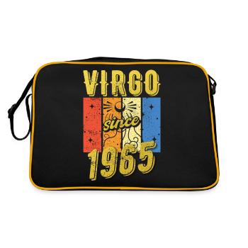 Vierge 1965 Cadeau d’anniversaire du zodiaque - Sac Retro - noir/or - Dos