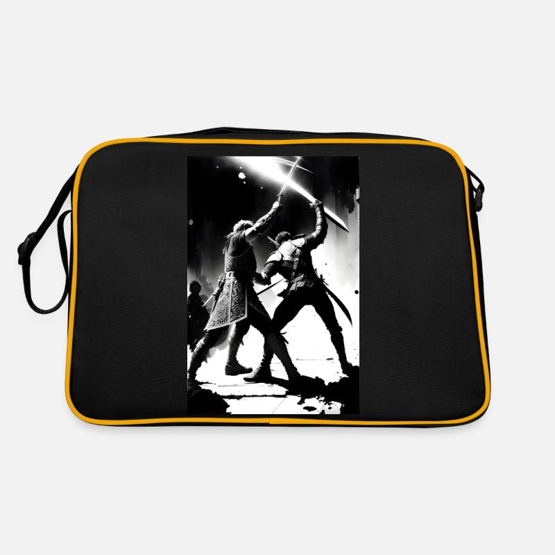 Deux arts de combat de samouraïs Sac Retro