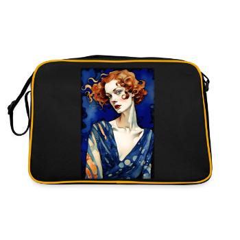 Art Deco 2 - Retro Bag - black/gold - Back
