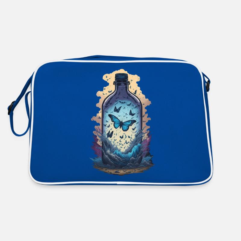 Schmetterling Retro Tasche