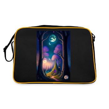 Magical paradise - Retro Bag - black/gold - Back