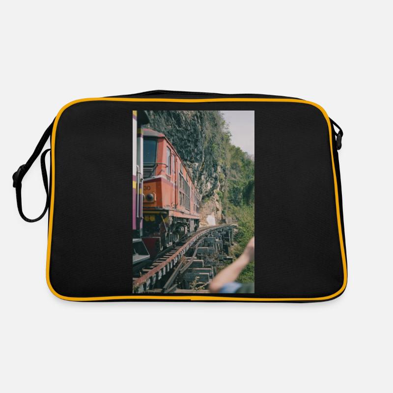 Zug Zug - Retro Tasche - Schwarz/Gold