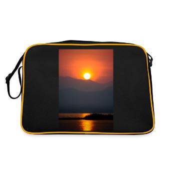 Lever du soleil - Sac Retro - noir/or - Dos