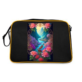 Le Paradis enchanteur (Jones) - Sac Retro - noir/or - Dos