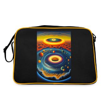 Dans son propre cosmos - Sac Retro - noir/or - Dos