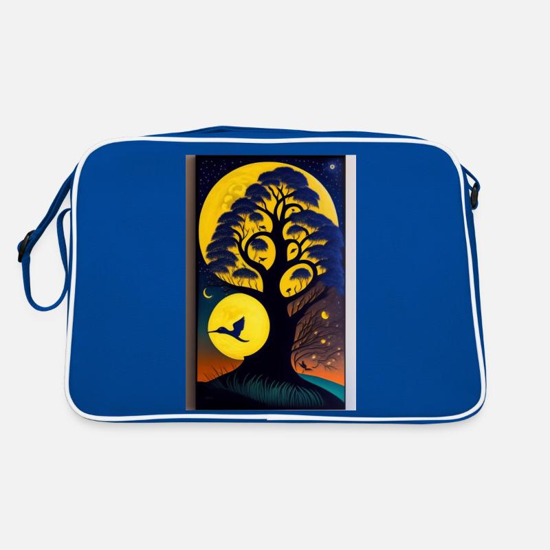 Der Baum Retro Tasche