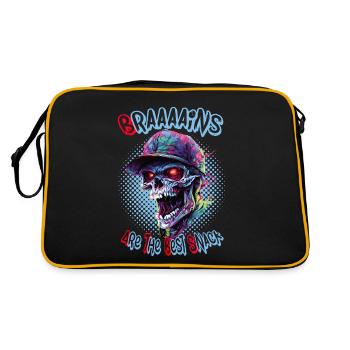 Cool Halloween Undead: Zombie Walking Undead Party - Retro Bag - black/gold - Back