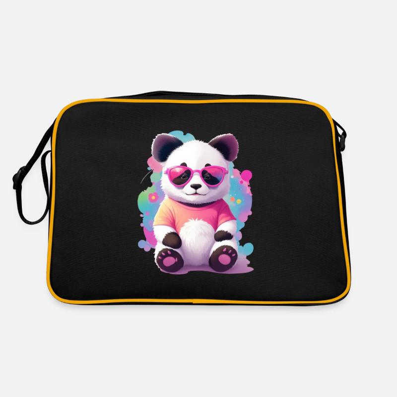 Panda Retro Tasche