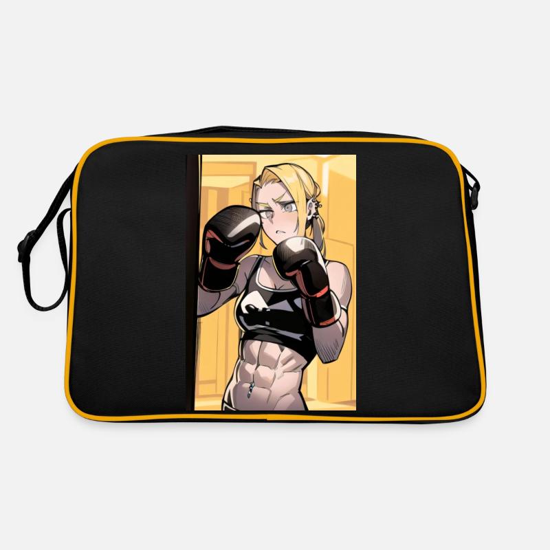 Boxer-Poster Retro Tasche