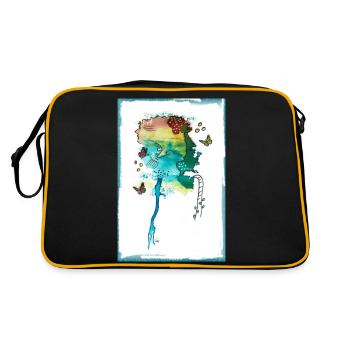 Le monde fantastique des petits monstres - Sac Retro - noir/or - Dos