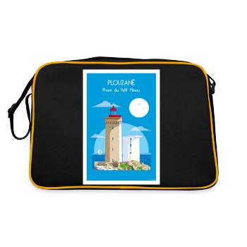 PHARE DU PETIT MINOU - Sac Retro - noir/or - Dos