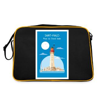PHARE DU GRAND JARDIN - Sac Retro - noir/or - Dos
