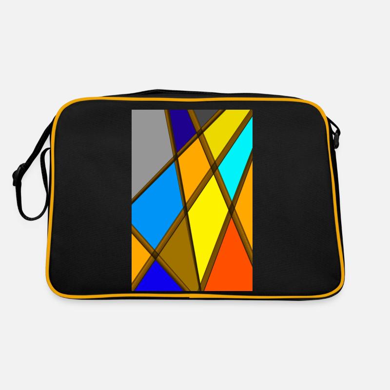 Colorful Abstract Art Retro Bag
