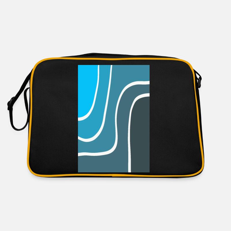 Blue Wave Retro Tasche