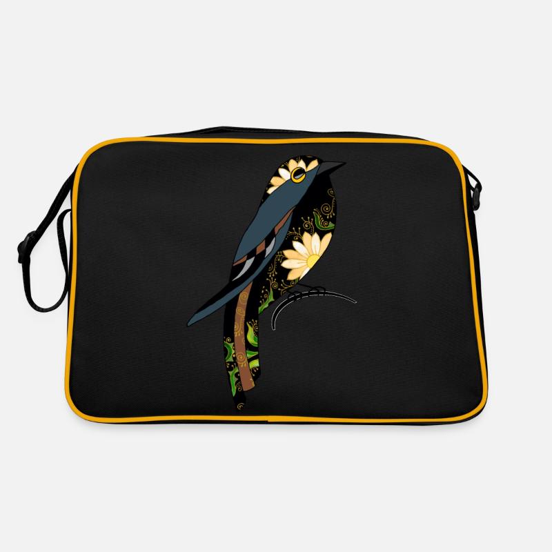 Bunter Vogel Retro Tasche