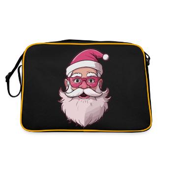 Joyeux Pinkmas rose Noël Noël joyeux Noël - Sac Retro - noir/or - Dos