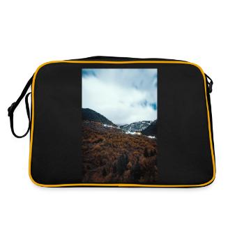 Magical Winter Night - Retro Bag - black/gold - Back