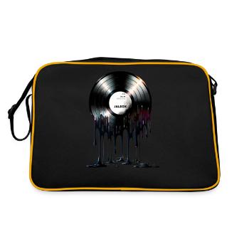 VINYL - Sac Retro - noir/or - Dos