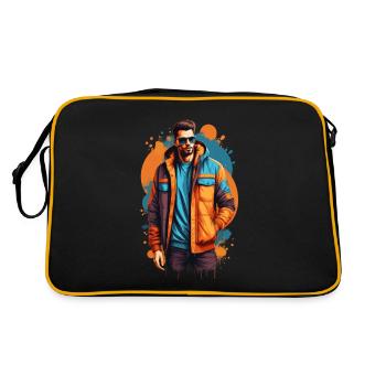 Lock at me - Retro Bag - black/gold - Back