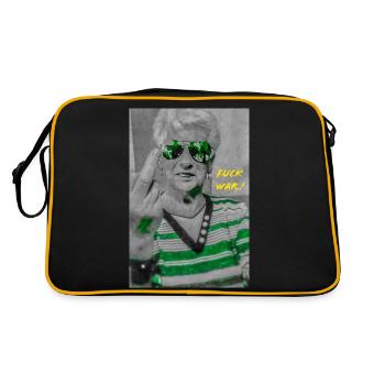 de guerre ! - Sac Retro - noir/or - Dos