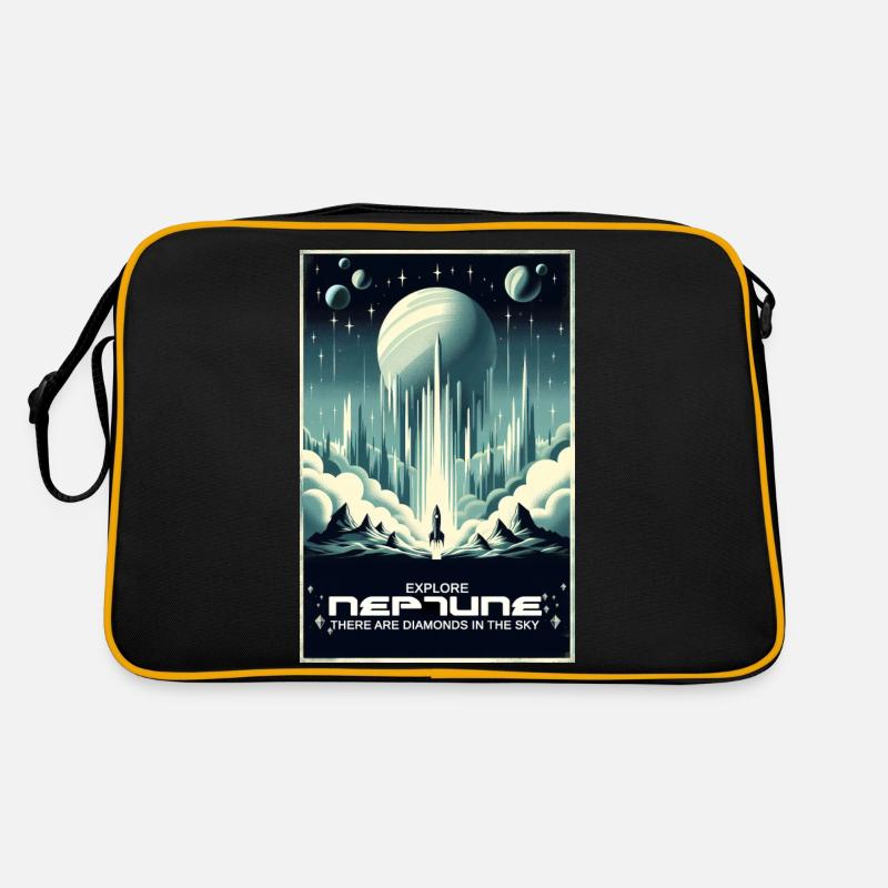 Explorez Neptune - Affiche Vintage Sac Retro