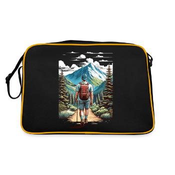 Mountain Trail Adventure - Retro Bag - black/gold - Back