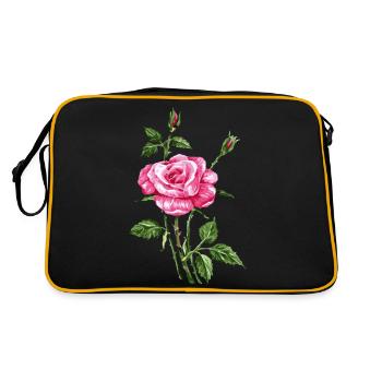 Flower - Retro Bag - black/gold - Back