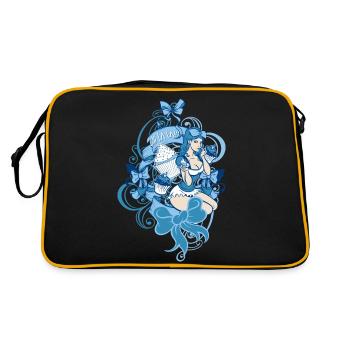 ou lala - Retro Tasche - Schwarz/Gold - Hinten