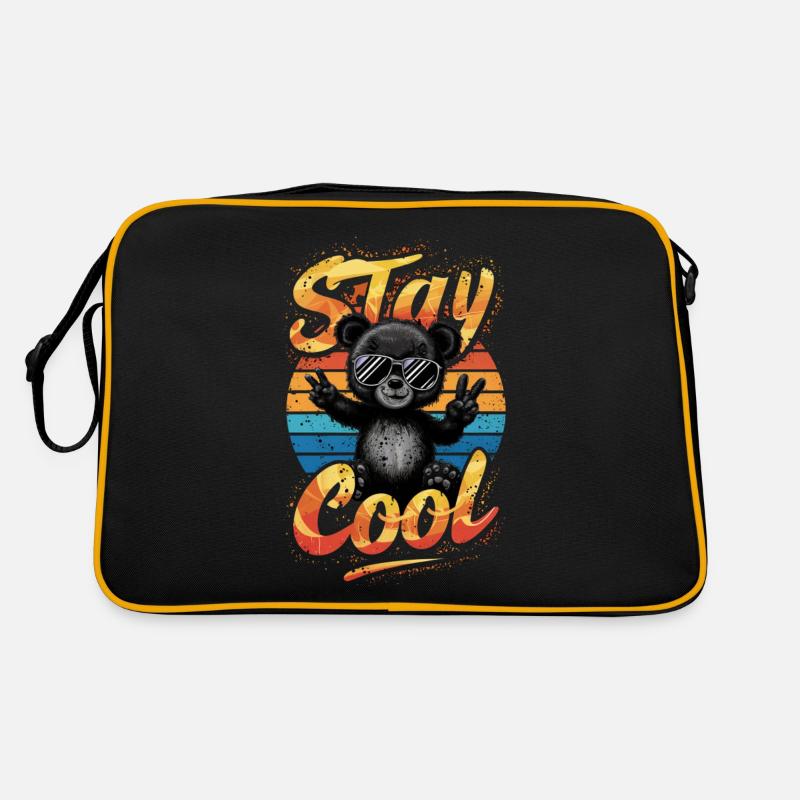 stay cool - ourson rigolo - ours Sac Retro