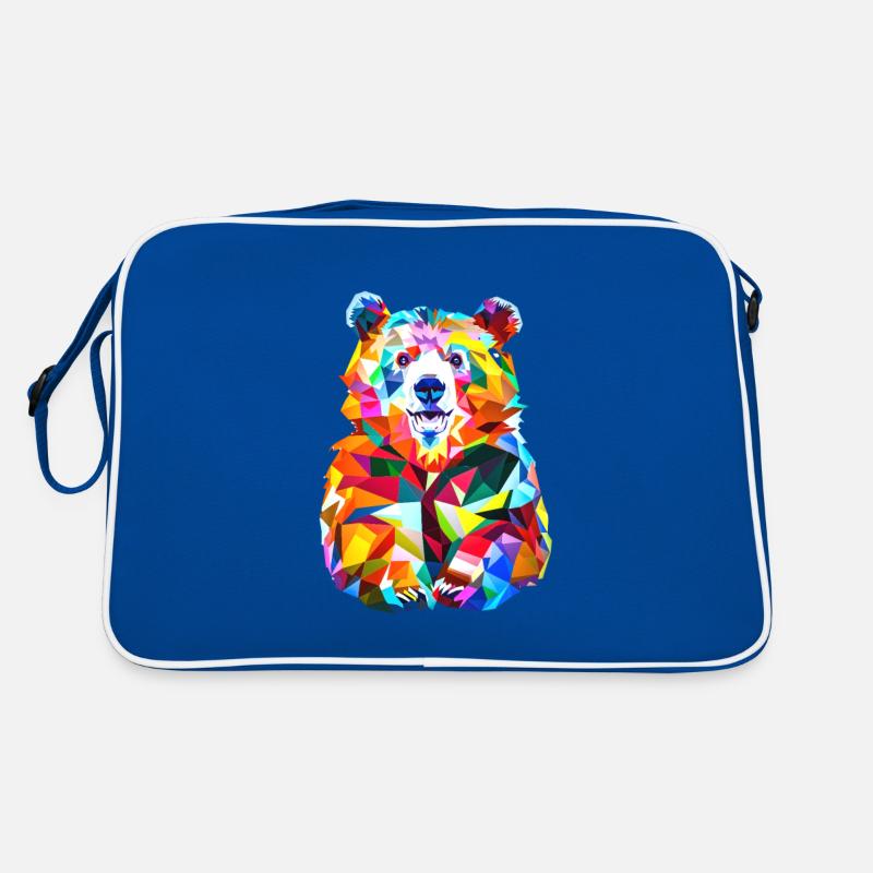 Polygon Bear Retro Bag
