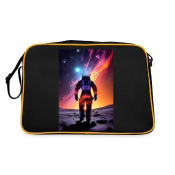 Astronaut Dream - Retro Bag - black/gold - Back