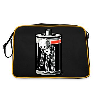 Robot Unloaded - Retro Bag - black/gold - Back