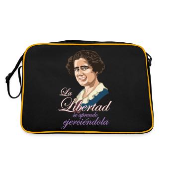 Clara Campoamor - Sac Retro - noir/or - Dos