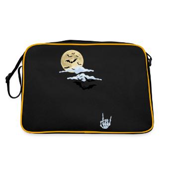Roches d’Halloween - Sac Retro - noir/or - Dos