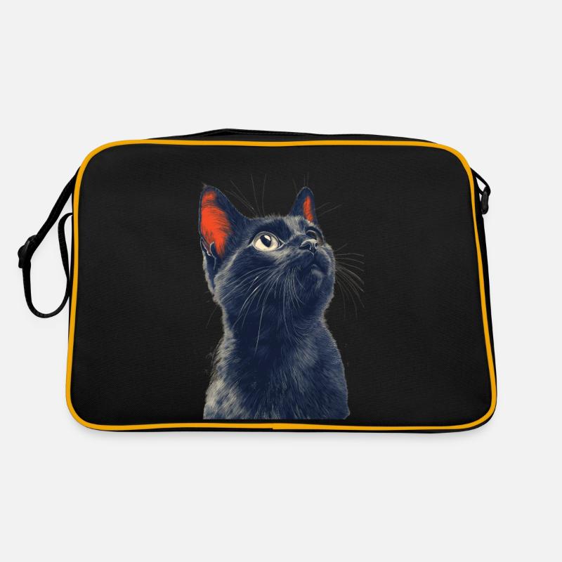 Chat noir Sac Retro