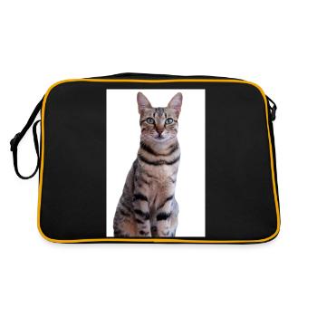 Chat Chaton - Sac Retro - noir/or - Dos